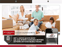 Tablet Screenshot of chapelhillmovers.biz